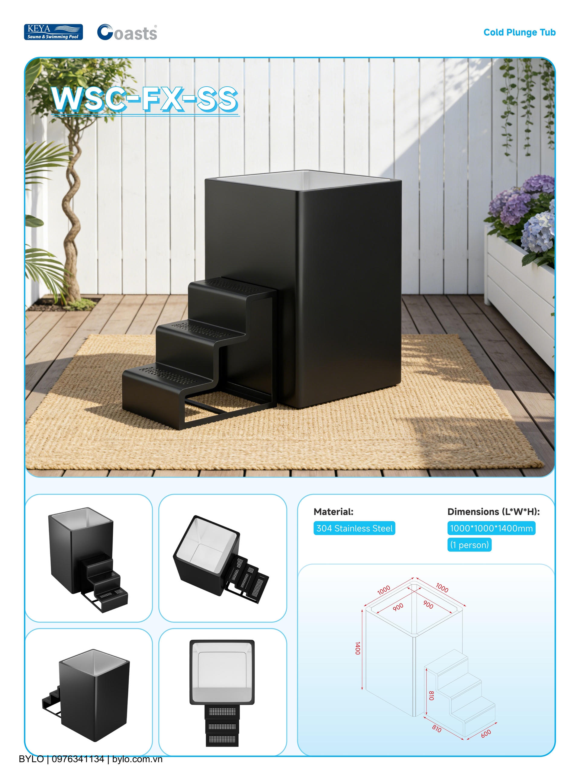Bồn ngâm lạnh Bylo BLL00017