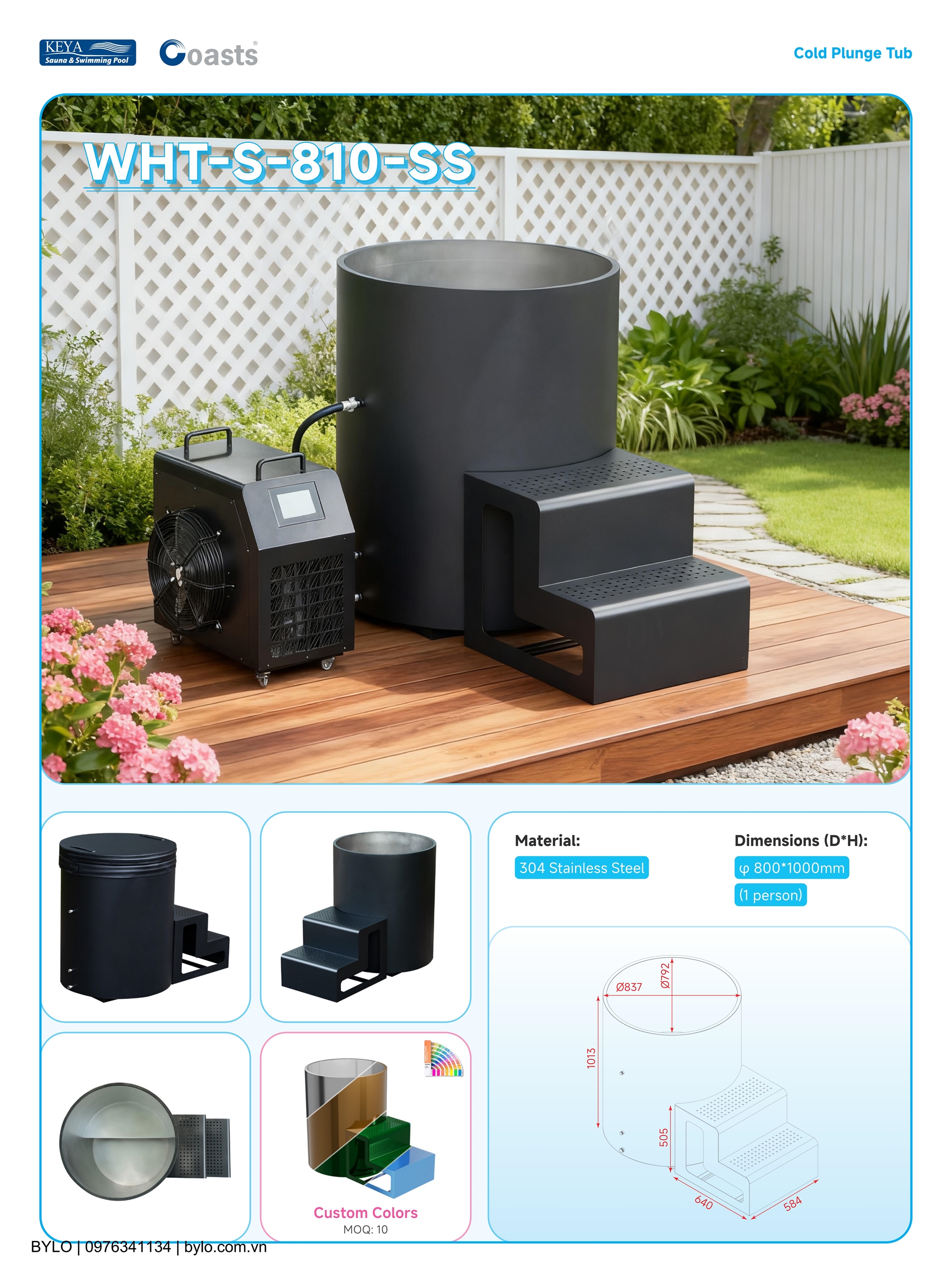 Bồn ngâm lạnh Bylo BLL00021
